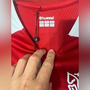 NWT Hummel soccer jersey Lietuva Lithuania adult small